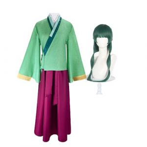 Xinchangda Maomao Costume de cosplay Maomao Anime Cosplay Ensemble complet Jeu de rôle Anime Jeu de rôle pour Halloween Noël (onelffr, neuf)