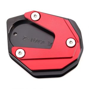 LLIDFONK Pour Kawasaki Z900 Z650 RS Z1000 SX Z800 Ninja 650 300 1000SX Ninja ZX6R ZX10R ER6F ER6N Accessoires de moto en aluminium Support de b&eacute;quille lat&eacute;rale Support de pied de b&eacute;quille d'extension (LDF MOTO, neuf)