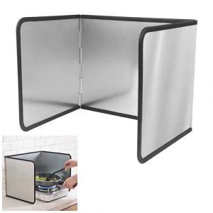 Fousenuk Plaque Anti Projection Cuisine, 3 Côtés Anti Eclaboussure Cuisine Pliable Protection D'Écran Anti-Éclaboussures, Facile À Nettoyer Kitchen Gadgets pour Cuisson, Rôtir, Évier (39x29x30cm) (COMAN STORE S.R.L., neuf)