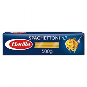Barilla Spaghettoni N&deg;7 500G : Les p&acirc;tes italiennes longues et &eacute;paisses pour des plats savoureux en famille - 500g. - Le Lot De 4 (Franc shopping, neuf)