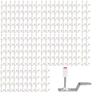 Accessoires de Pistolet a Clou,Mini Round Nails for Steel Cloueur Beton,Clous Ronds en Acier,Clou à crochet de 5 mm,Faible bruit pour les accessoires du pistolet à clous (Clou à crochet,200pcs) (sihuiouzhou, neuf)