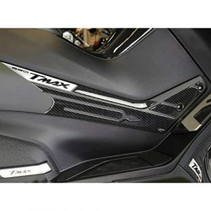 labelbike - Kit Autocollants 3D Gel Resin Stickers pour Yamaha Tmax 560 compatible avec Boomerang 2020 (Argent au Carbone) (labelbike, neuf)
