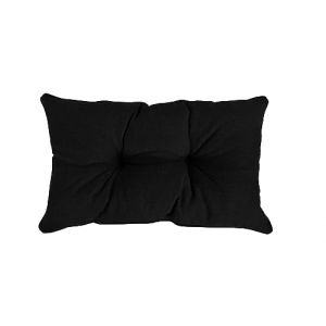 POKAR Coussins Dossier Coussin Extrieur Jardin Coussin Chaise Jardin Galette de Chaise pour Extrieur, Jardin, Balcon 50x40x10 cm, Noir (EURAKOP-FR, neuf)