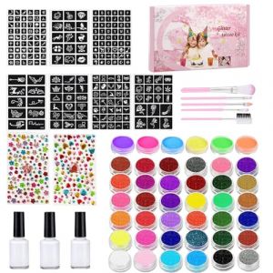 Kit de peinture pour le visage et le corps | Kit de maquillage activé par l'eau arc-en- | Pinceaux pour maquillage du visage pour célébrations, cosplay, Halloween, fêtes, Noël, spectacles sur (zhrnfm, neuf)