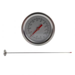 NiuLumea Thermom&egrave;tre &agrave; compost avec sonde de 50 cm, thermom&egrave;tre de sol en acier inoxydable pour -10 &agrave; 100, cadran &eacute;tanche pour jardinage et compostage (HinioTech, neuf)