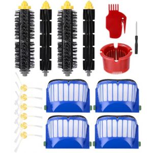 17PCS Accessoires de Remplacement pour iRobot Roomb 600 Séries 605 606 610 615 616 620 621 625 630 631 632 650 651 653 655 660 670 671 676 680 681 (BHUJEL  DIDI S.R.L., neuf)