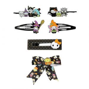 Hello Kitty & Friends Lot de 6 pinces à cheveux pour Halloween (Bixem, neuf)
