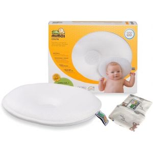 MIMOS Coussin pour bébé | Aide à prévenir et à Traiter la plagiocéphalie | Produit Respirant et Moelleux | Comprend Une Housse Amovible 100% Polyester (M, Fox) (Mimos FR, neuf)