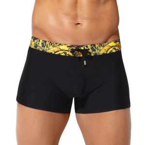 Mauro Kane Maillot de Bain pour Homme Boxer Swimming Trunks Plage Natation Piscine Cordon de Serrage Réglable Noir XL (Mauro Kane, neuf)