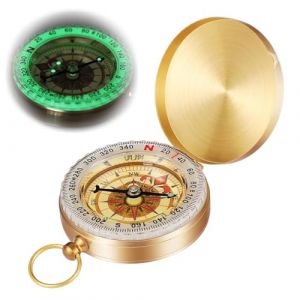 LACHT Boussole Randonnée,Boussole de Navigation, Boussole d'orientation avec Fonction Lumineuse,étanche, avec Déclinaison Réglable, pour Lecture Carte Expédition Navigation Course Orientation (candy27seven, neuf)