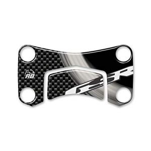 Resin Bike Autocollant Moto Compatibles avec Suzuki GSR 600 2006-2010. Protection Plaque de Fourche contre les Chocs et les Éraflures. Autocollant 3D Résinés pour Plaque Colonne de Direction (ResinBike, neuf)