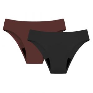 2 pi&egrave;ces Maillot De Bain Menstruel pour Adolescentes Filles Bas De Bikini Taille Haute &Eacute;t&eacute; Bas De Maillot De Bain Menstruel Adolescente Menstruelle Bas De Maillot Beachwear Maillot De Bain pour Regle (UoUa1245, neuf)