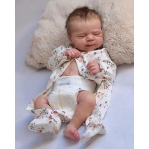Poup&eacute;es Reborn B&eacute;b&eacute; Poupee Reborn R&eacute;aliste Nouveau-n&eacute; Faite &agrave; La Main B&eacute;b&eacute; Poup&eacute;e Corps en Vinyle Souple Lavable Poup&eacute;es R&eacute;incarn&eacute;es Ressemble au Toucher &agrave; Une Vraie Poup&eacute;e 20 Pouces (HXUEE, neuf)