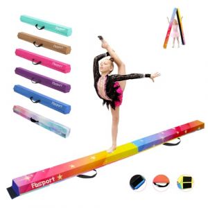 FBSPORT Poutre Gymnastique Enfant 240/270/300 cm Poutre Gym Poutre d'équilibre au Sol, Poutre de Gymnastique Pliable pour entraînement, Pratique, Sport et entraînement Professionnel à la Maison (Yoyikty, neuf)