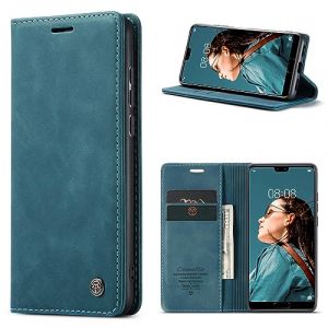 Phernykas Coque pour Huawei P20 Pro &Eacute;tui Portefeuille Wallet Cover en Cuir PU avec Cartes Magn&eacute;tique et RFID Protection Antivol Folio Housse P20 Pro Case, Gr&uuml;n (Phernykas, neuf)