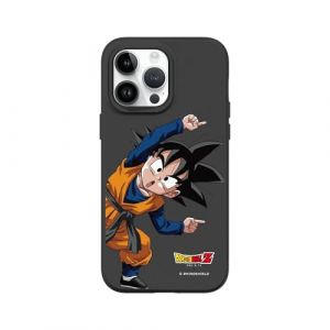 RhinoShield Coque Compatible avec [iPhone 14 Pro Max] | SolidSuit - Coque Fine avec Technologie d'absorption des Chocs et Finition Premium Mate - Noir [Dragon Ball Z/Goten - Fusion] (RHINOSHIELD - Evolutive Labs, neuf)