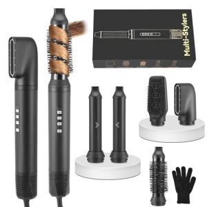 Brosse Soufflante 5 en 1 Air Styler avec Vent Froid, Seche Cheveux 5-en-1 Boucleur a Cheveux, 1200W Air Styler Brosse Soufflante Rotative,30mm Air Curl Outil de Sèche - Cheveux (CMYTFOS LIMITED, neuf)