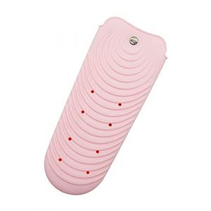 Beatifufu Tapis Silicone Chaleur Pour Lisseur Et Boucleur Pochette De Rangement Pour Outils De Coiffure Antidérapante Et Facile à Transporter Pour Maison Salons De (Camprilli, neuf)