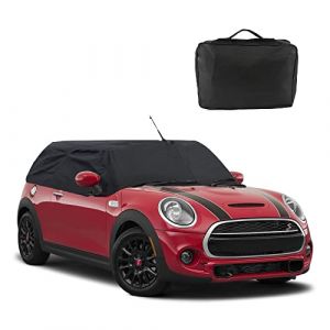 Demi Couverture B&acirc;che Voiture Compatible avec Mini Cabrio R52 R57 F57/Mini Cooper 3 Doors, Couverture Toit Souple imperm&eacute;able, Housse de Voiture avec Sangles R&eacute;sistant aux UV (JinsenTGG, neuf)