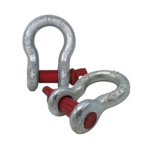 DOJA Industrial | Manille en Acier Haute Resistance | 2 T |Pack 2| Parfait pour Le remorquage et Le Levage | 4x4 Mousqueton treuil elingue de Levage Quad Moto remorquag manilles Lyre Route Sangle (DOJA Barcelona, neuf)