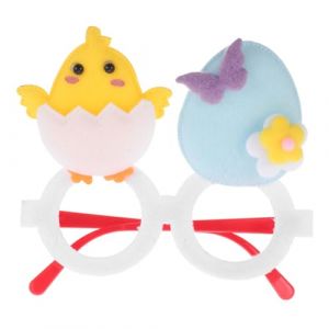 VALICLUD Lunettes De Pâques Lapin De Fête Lapin Avec Lunettes Lunettes Amusantes Lunettes Drôles Lunettes De Lapin Lunettes De Fête Cadre Pour Les Yeux Des Enfants De Pâques (SHUI LIAO, neuf)