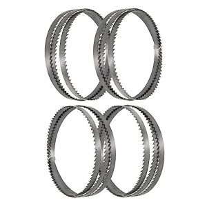 Sankuai Lot De 4 Lames De Scie À Ruban, SK5 1400mm x 10mm x 0.5mm pour Scie À Ruban 8" TPI6 (LJP9842, neuf)