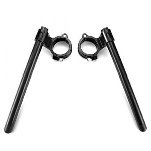 Fullibars kit Demi Guidon Ø 43mm per CBR600 F4/F4I/R6 1998-2004 CBR1100XX 1997-2003 fourche Ø 43mm cafe racer demi guidon Rehaussé 3CM inclinaison 7° de tube Ø 22.2mm en aluminium (Guangzhou Mando Trade Co.,Ltd., neuf)