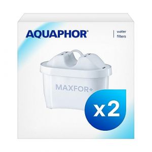 AQUAPHOR Maxfor+ Pack 2 Cartouche filtrante I Filtre Le calcaire et Le Chlore Ainsi Que Les métaux Lourds et Autres substances I Eau Claire 200 l I avec Technologie Aqua I pour Une Meilleure (AQUAPHOR GmbH, neuf)