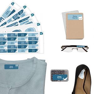 Pack 180 &Eacute;tiquettes EHPAD Personnalis&eacute;es - Marquage Linge V&ecirc;tements et Objets de Seniors - Autocollantes/Thermocollantes - Chat (LUDILABEL, neuf)