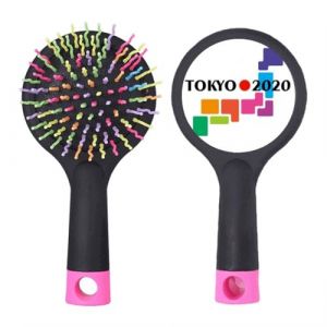 Sun Tokyo Games Brosse à cheveux démêlante avec base coussin Motif drapeau du Japon (dexbo, neuf)