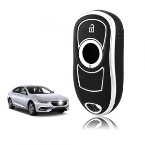 TOOMUME Coque Cl&eacute; TPU, Etui Cl&eacute; &Eacute;tui Cl&eacute; 2 Boutons Adapt&eacute; pour Opel Vauxhall Insignia B Astra K Corsa E Zafira C Meriva B Buick Encore Envision Verano, Couvre Clef Cache Cle Voiture Tel&eacute;commande (TOOMUME, neuf)