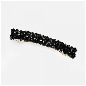 &Eacute;pingle &Agrave; Cheveux 1PC Bling Crystal Coupes &agrave; cheveux Cuisson for Femmes Filles Strass Strass Clips Pins Barrette Tools Outils Accessoires 7 Couleurs &Eacute;pingle &Agrave; Cheveux Mariage(Black) (钟祥市微琼维商贸有限公司, neuf)