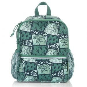 TA Trend Atelier Sac à Dos Enfant pour l'École Maternelle - Sans PFC - Imperméable - avec Sangle de Poitrine, Réflecteurs - 6 L (Vert - Dino 2) (Trend Atelier, neuf)
