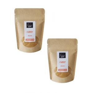 Curry Madras Le Monopati Original 80g (2x 40g) | 100% Naturel | Pour Plats &Eacute;pic&eacute;s, Currys, Marinades et Recettes Maison (LE MONOPATI, neuf)