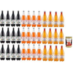 Pack test San Pellegrino Zero PET sans sucre ajouté Bouteille boissons non alcoolisées (12 x 75 cl) Ginger Cocktail Aranciata Chinotto (Italiaen Gourmet UK Ltd, neuf)