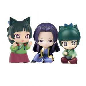 Xinnice Figurine Statue Mod&egrave;le Anime Maomao Maomao et Jinshi Figurine d'Action PVC Ornement de Bureau Cadeau pour les Fans d'Anime 3pcs (xinnice, neuf)