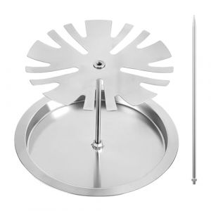 Support pour cuisses de poulet - Support portable pour pilons de poulet - Support de cuisse de poulet réglable - Grille de cuisson en acier inoxydable avec 15 places et bac de récupération - Havé (mansh, neuf)