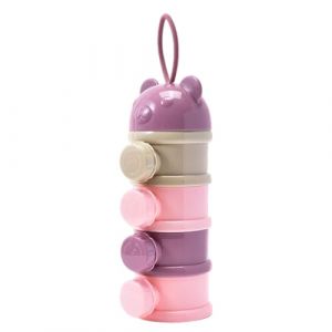 22×7.5cm Distributeur De Formule - Récipient En Poudre De Lait, Anti-déversement Doseur De Lait Bebe, Distributeur De Lait En Poudre Doseur De Lait, 4 Couches Boîte De Formule Pour -20 À 120 C (fuctied, neuf)
