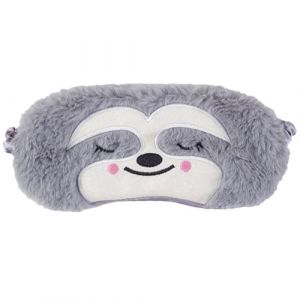 DEARMAMY Masque de Forme de Singe Masque pour Yeux pour Voyage Siestes Accessoire Doux pour Adultes (Liiane, neuf)
