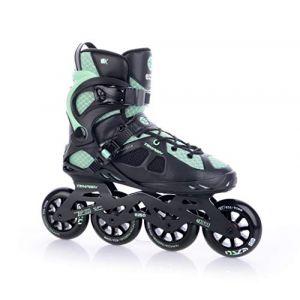 TEMPISH Rollers Fitness Ezza 90 Lady | pour Femme | Ajustement Optimal | Patins &agrave; roulettes | ABEC 9 | 6 Tailles | Noir/Turquoise 38, 100005600 (Sportano, neuf)