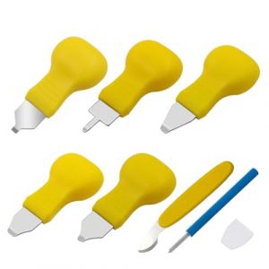 Ouvre Montre, 7 Pi&egrave;ces, Outil de R&eacute;paration de Montre, Couteau Ouvre-Montre, Kit D'Outils de R&eacute;paration de Montre en Acier Inoxydable, Kit Changement Pile Montre, pour R&eacute;paration de Bracelet de Montre (EUROEDI SPEDITION, neuf)