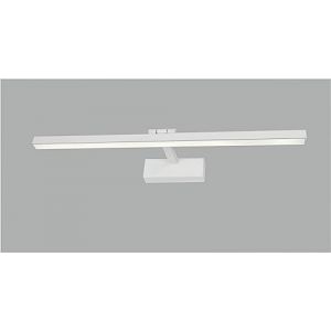 PAPUQ Applique murale LED pour illuminer les tableaux, miroirs, peintures murales, 14 W style traditionnel et &eacute;l&eacute;gant, ton de lumi&egrave;re chaude 3000 K, finition blanche satin&eacute;e, articul&eacute;e. 60 cm (Papuq, neuf)