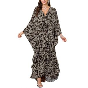 L-Peach Femme Et&eacute; Kimono de Plage Beachwear Par&eacute;o Maillots de Bain Cover Ups (Little-Peach, neuf)