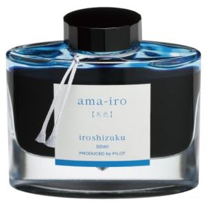 Pilot Iroshizuku Fountain Pen Ink - 50 ml Bottle - Ama-iro Sky Color (Sky Blue) (japan import) (GJG AUDIO, neuf)