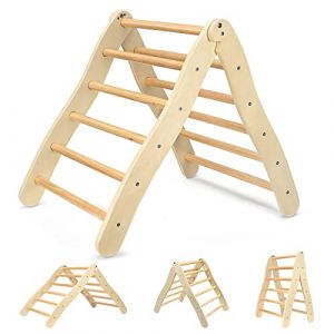 Kotsy Triangle d'escalade Enfant Aire de Jeux pour Enfants Poids Portant 60 kg, Easy Climb Triangle Pliable, Triangle d'escalade r&eacute;glable en Hauteur, assembl&eacute; et Pliable (NICOLAOU-MARINA, neuf)