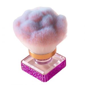 Pinceau à poudre, pinceau à fond de teint, 7,6 x 4,9 x 4,9 cm, contouring, accessoire de beauté polyvalent, outil de maquillage à poils doux pour le nettoyage des ongles, manucure, pédicure (jinkert, neuf)
