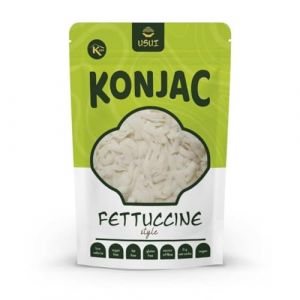 USUI Fettuccine de Konjac 1 pi&egrave;ce &ndash; Nouilles Shirataki Konjac | Low Carb | Keto | sans gluten | faible en calories | p&acirc;tes de r&eacute;gime 270g (iPlody, neuf)
