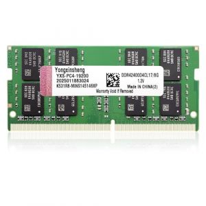 Yongxinsheng DDR4 2400MHz 8Go RAM pour Ordinateur PC4-19200 SODIMM Non ECC Unbuffered 1,2 V 2Rx8 Dual Rank 260Pin CL17 Portable M&eacute;moire (Yongxinsheng Store, neuf)