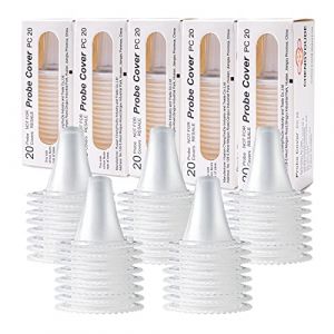 400pcs Embouts pour thermomètre auriculaire Braun - capuchons de remplacement pour protéger la lentille du filtre de la sonde, compatible avec différents types (CHENGYOUDE, neuf)