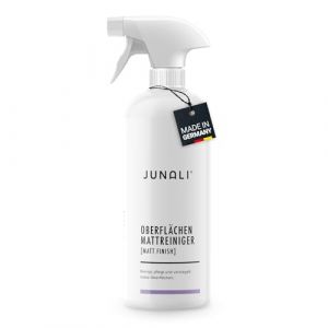 JUNALI Nettoyant pour tapis de surface, nettoie, entretient les surfaces d&eacute;licates, antistatique avec effet perle, pour meubles laqu&eacute;s ou rev&ecirc;tus par pulv&eacute;risation (1 x 500 ml mat) (JUNALI, neuf)